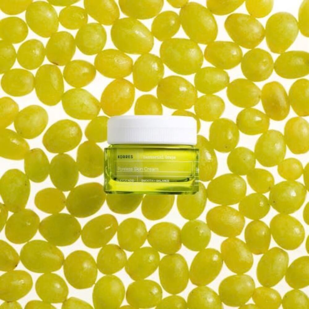 KORRES SANTORINI GRAPE PORELESS SKIN CREAM 1.35 oz. - New In Box